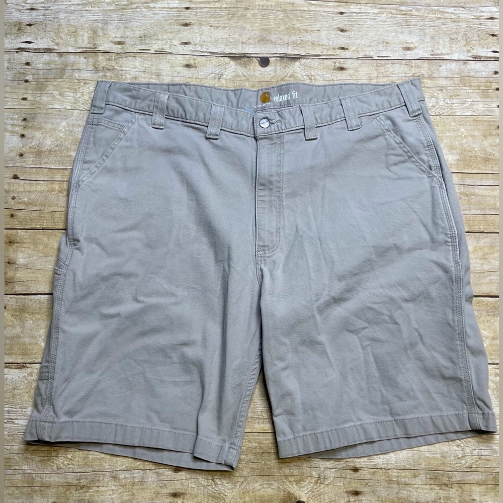Carhartt Men’s Relax Fit Tan Khaki Cargo Shorts